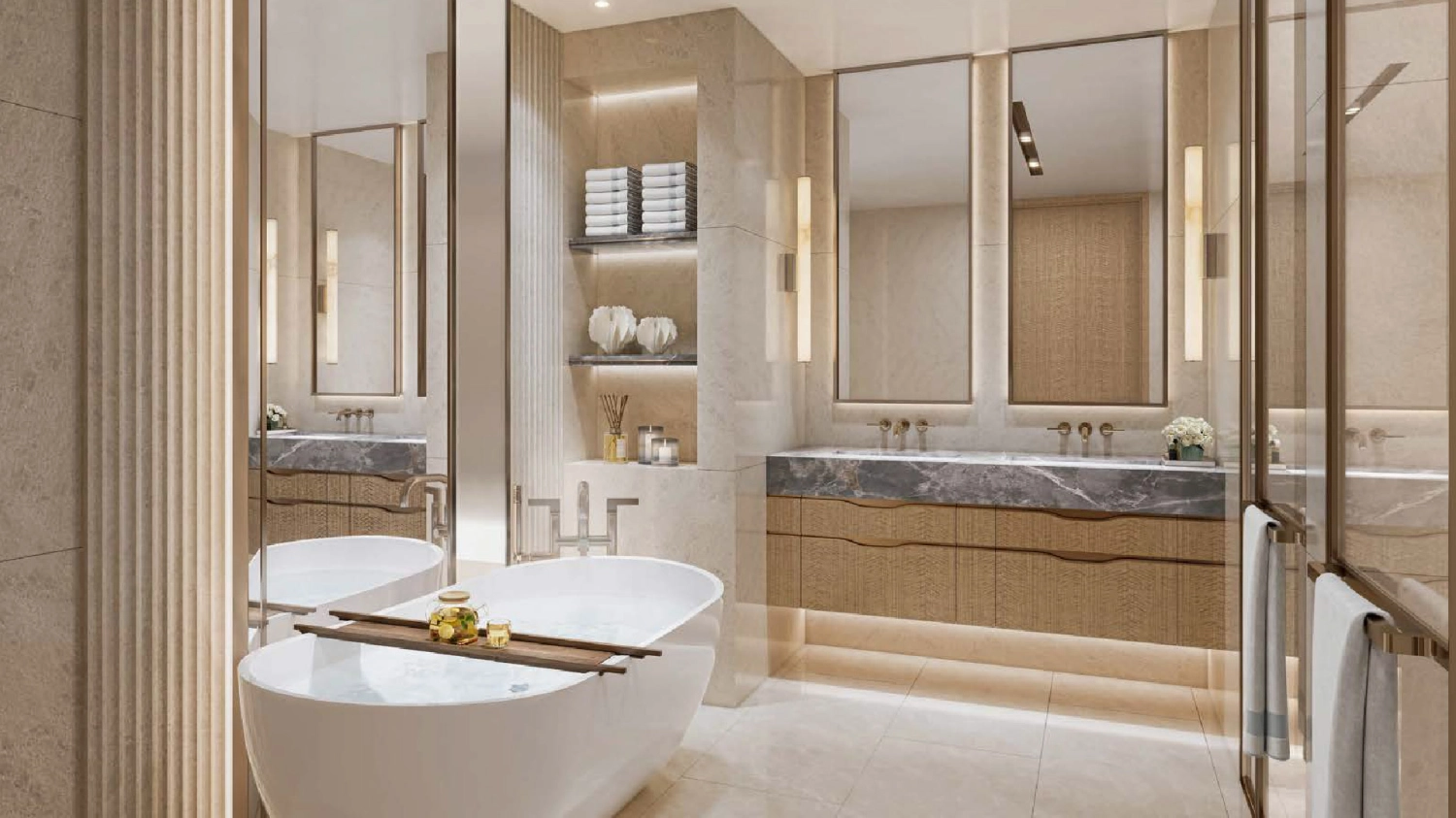 Open-plan kitchen and lounge space promoting mindful living